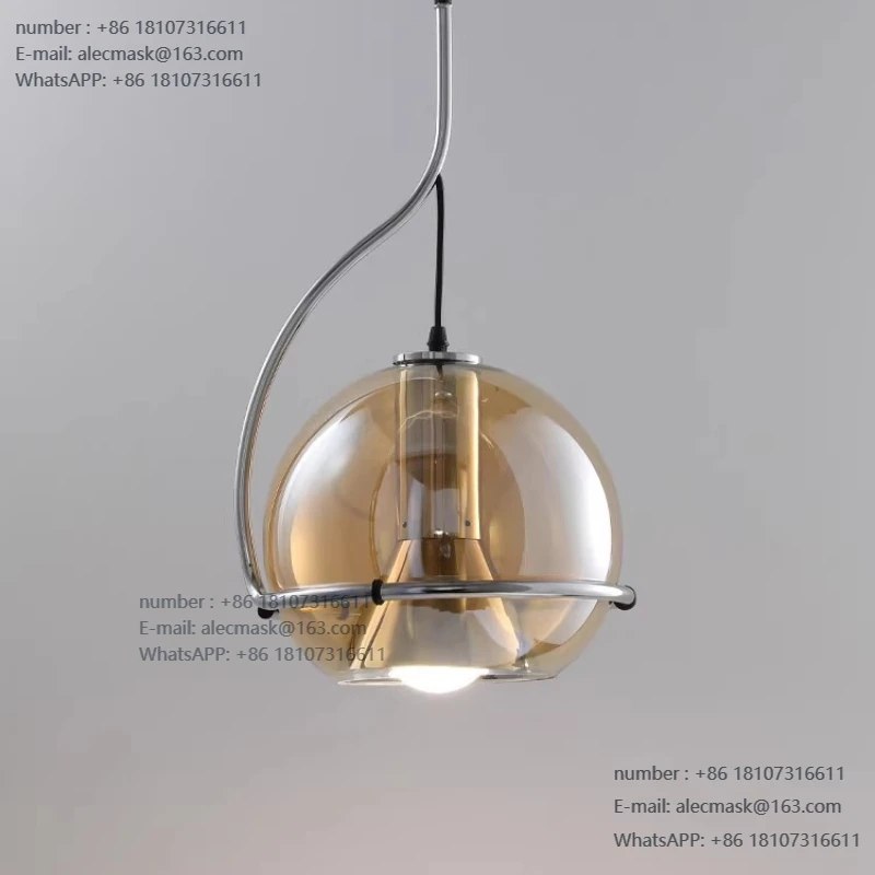 Restaurant light glass ball chandelier retro catering hot pot restaurant adjustable dining table bar bedside
Restaurant light glass ball chandelier retro catering hot pot restaurant adjustable dining table bar bedside