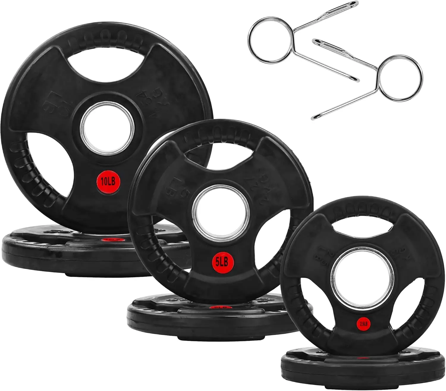 Cast Iron 2-Inch Weight Plates for Olympic Barbell Strength Training, Multiple Weights Available for Home Gym
Cast Iron 2-Inch Weight Plates for Olympic Barbell Strength Training, Multiple Weights Available for Home Gym