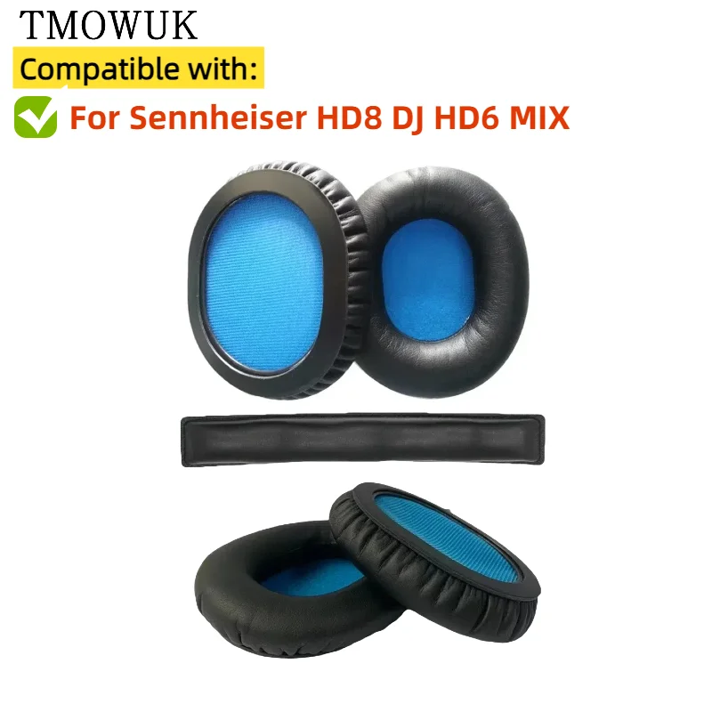 Replacement Ear Pads or Headband for Sennheiser HD8 DJ HD6 MIX Headphones Ear Cushions, Headset Earpads, Ear Cups Earmuffs
Replacement Ear Pads or Headband for Sennheiser HD8 DJ HD6 MIX Headphones Ear Cushions, Headset Earpads, Ear Cups Earmuffs