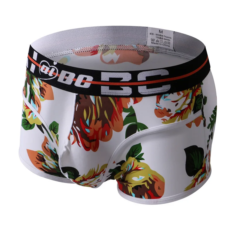 Men's Printed Boxer Briefs, Silky Smooth U-Convex Pouch Underwear, Sexy Comfortable Trunks Youth Fashion Boxy Underpants Panties
Men's Printed Boxer Briefs, Silky Smooth U-Convex Pouch Underwear, Sexy Comfortable Trunks Youth Fashion Boxy Underpants Panties