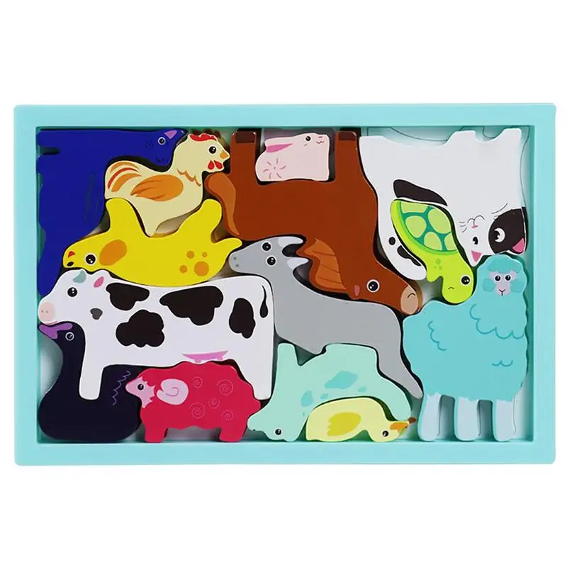 Wooden Animal Puzzle Baby Colorful 3D Animal Shaped Wood Puzzles For Kids Baby Wooden Puzzles Early Learning Preschool
Wooden Animal Puzzle Baby Colorful 3D Animal Shaped Wood Puzzles For Kids Baby Wooden Puzzles Early Learning Preschool