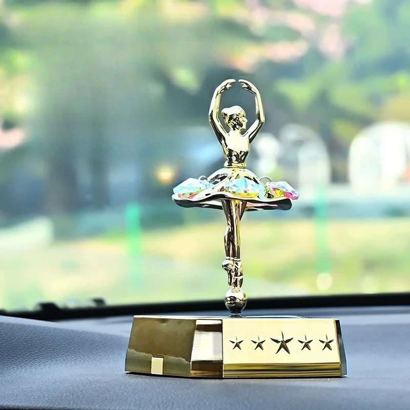 New Solar Creative Rotating Ballet Muse Car Aromatherapy Car Center Console Ornament Ornament Ladies Premium
New Solar Creative Rotating Ballet Muse Car Aromatherapy Car Center Console Ornament Ornament Ladies Premium