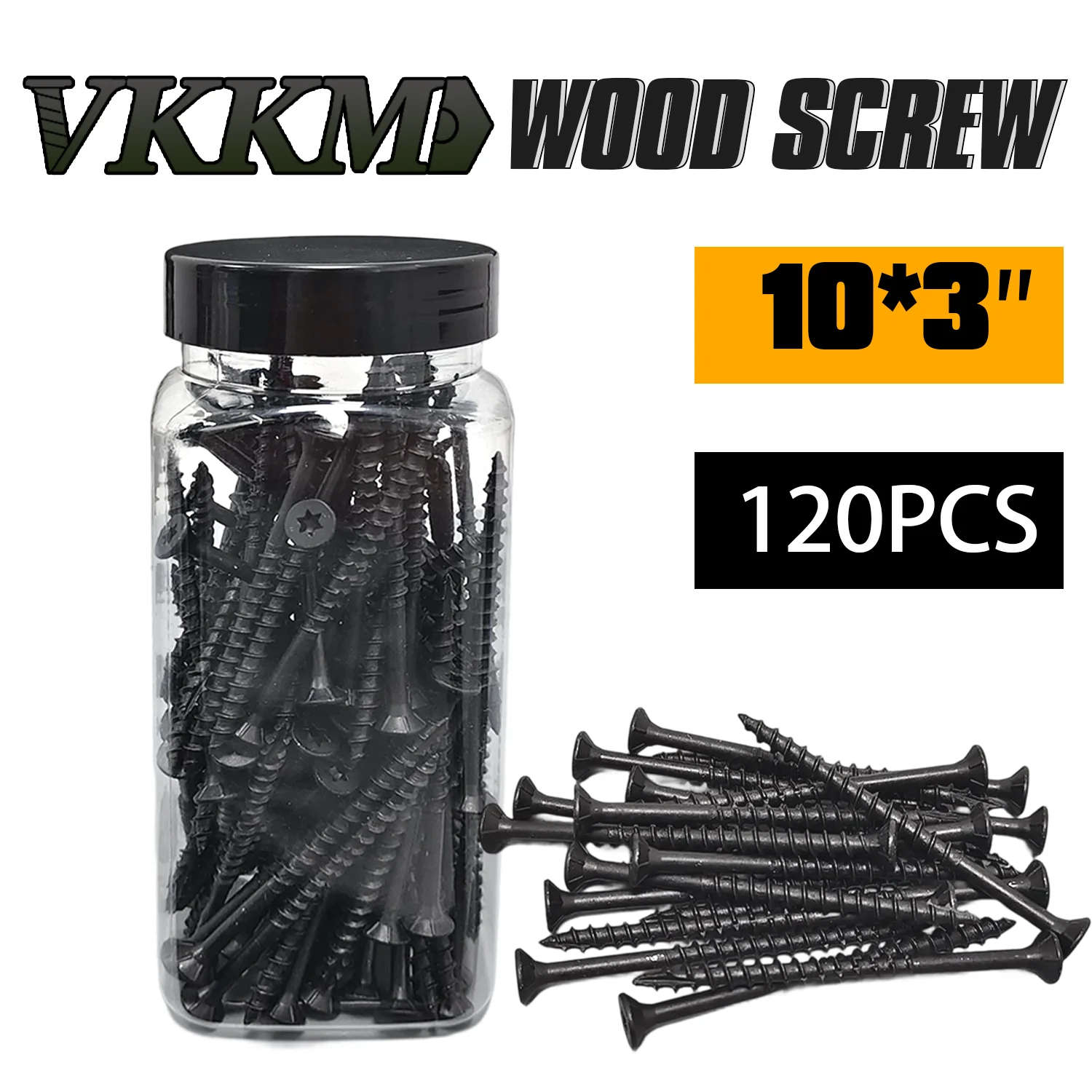 VKKM Черные саморезы по дереву # 10×3, 120/200 шт., звездчатый привод T25, винты для наружной палубы, с эпоксидным покрытием
VKKM Черные саморезы по дереву # 10×3, 120/200 шт., звездчатый привод T25, винты для наружной палубы, с эпоксидным покрытием