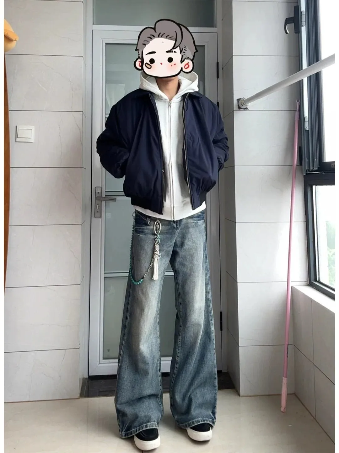 American Lightning Pattern Bell Bottom Jeans Cleanfit Men Spring High Street Straight Leg Pants Slim Fit Knife Trousers
American Lightning Pattern Bell Bottom Jeans Cleanfit Men Spring High Street Straight Leg Pants Slim Fit Knife Trousers