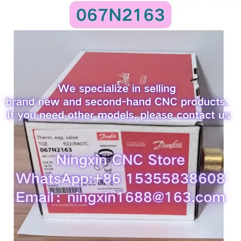 Brand New Original TGE 067N2163 18TR R22/R407C Thermostat Expansion Valve Fast delivery
Brand New Original TGE 067N2163 18TR R22/R407C Thermostat Expansion Valve Fast delivery