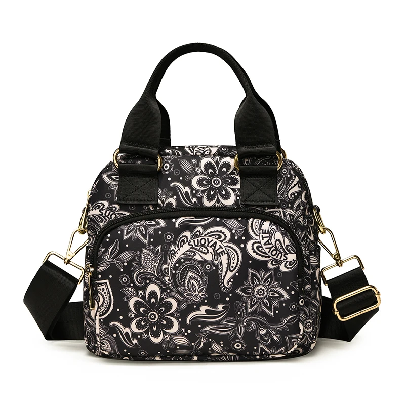 Women's Nylon Handbag Print Multi-Pocket Crossbody Bag 3 Ways Carry Shoulder Tote Casual Travel Bag
Women's Nylon Handbag Print Multi-Pocket Crossbody Bag 3 Ways Carry Shoulder Tote Casual Travel Bag