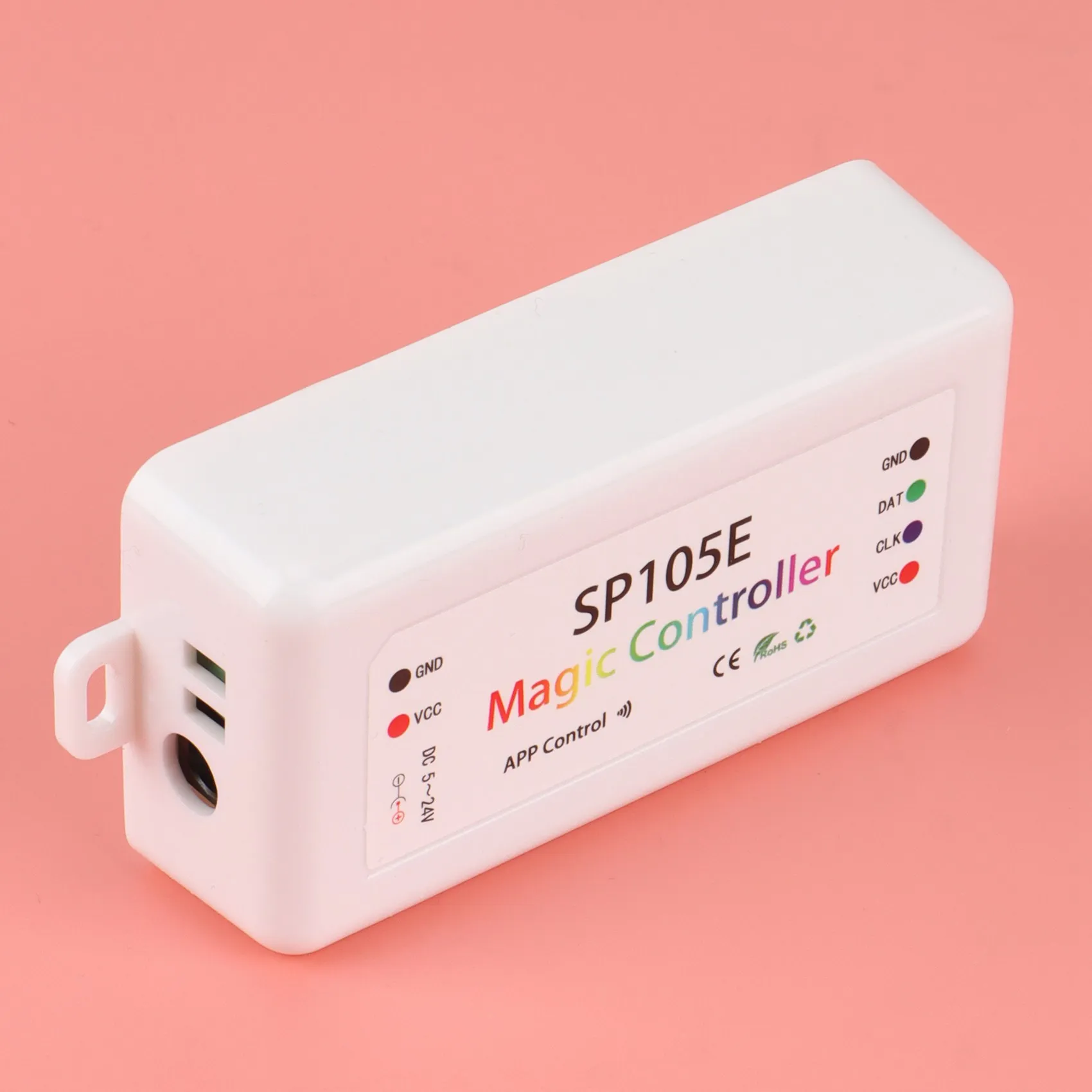 Durable-SP105E Световая полоса Bluetooth-контроллер для мобильного телефона Smart Bluetooth Magic Color Controller Светодиодный полноцветный контроллер, SP
Durable-SP105E Световая полоса Bluetooth-контроллер для мобильного телефона Smart Bluetooth Magic Color Controller Светодиодный полноцветный контроллер, SP