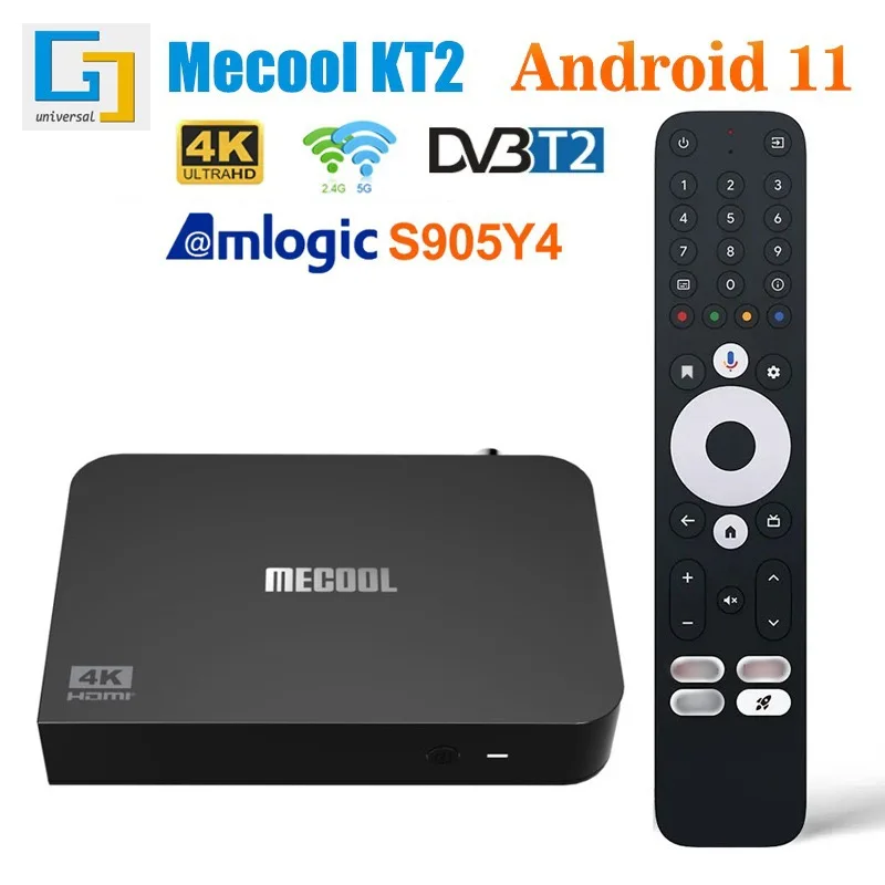 Mecool KT2 TV Box, Android 11 System, Google Dual Certification, 4K HD, Home TV, Foreign Trade Best - seller
Mecool KT2 TV Box, Android 11 System, Google Dual Certification, 4K HD, Home TV, Foreign Trade Best - seller