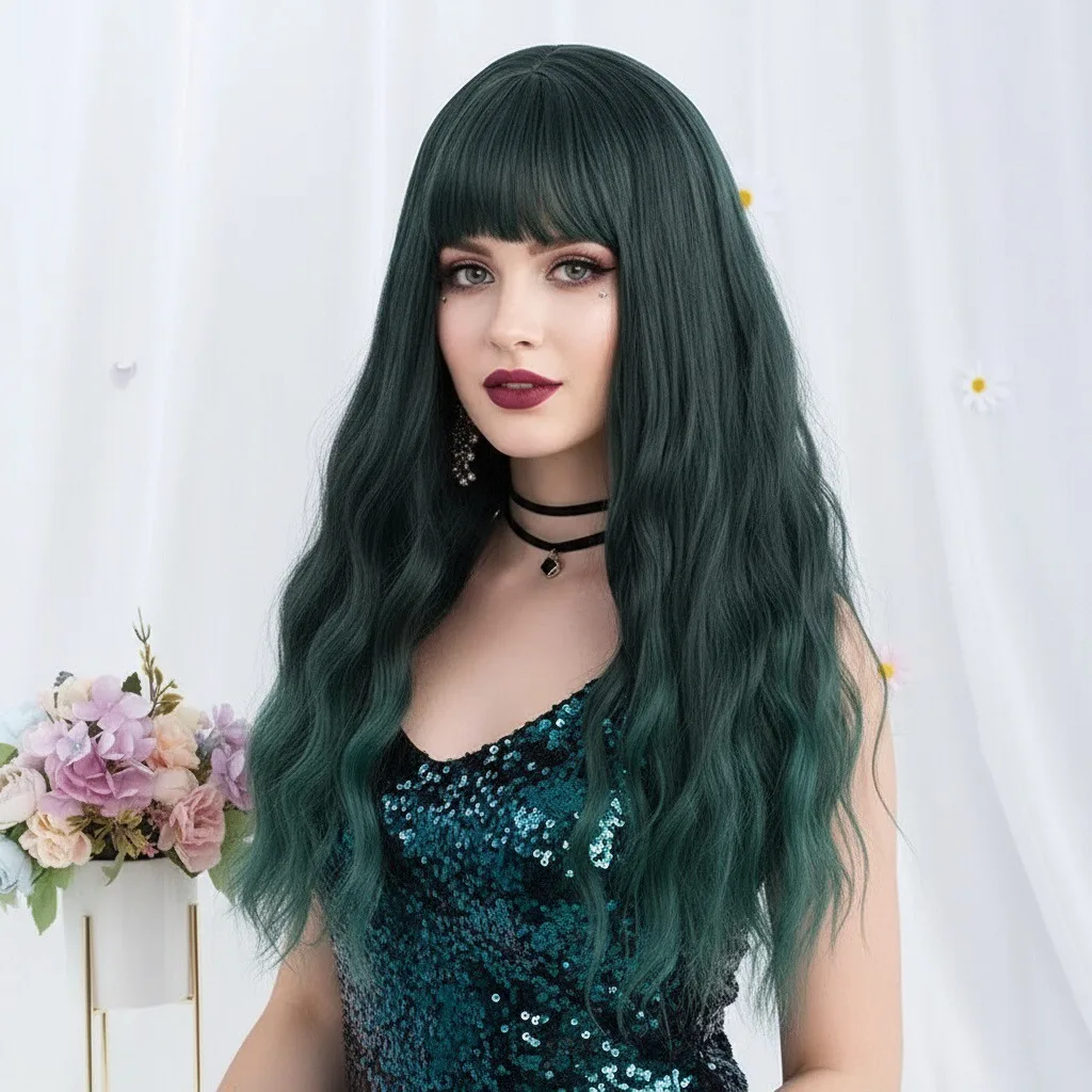 MSIWIGS женский длинный вьющийся градиентный зеленый парик синтетический для вечеринки косплей тепловое волокно с челкой
MSIWIGS женский длинный вьющийся градиентный зеленый парик синтетический для вечеринки косплей тепловое волокно с челкой