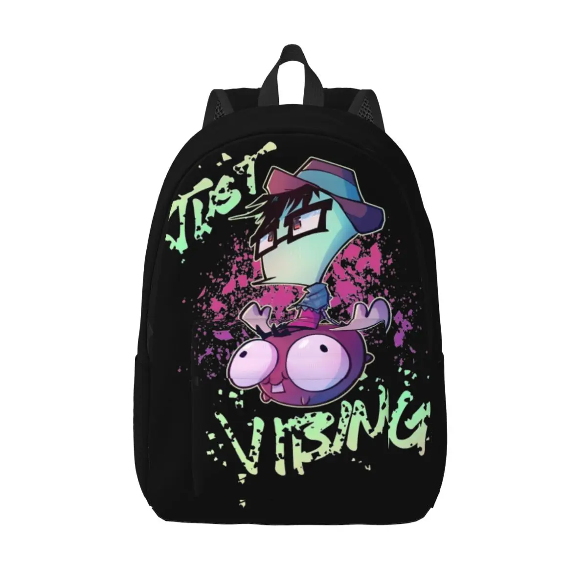 Забавный классический рюкзак Invader Zim, легкий студенческий рюкзак для походов и путешествий, рюкзак с изображением инопланетянина для мужчин и женщин, холщовые сумки для ноутбука и компьютера
Забавный классический рюкзак Invader Zim, легкий студенческий рюкзак для походов и путешествий, рюкзак с изображением инопланетянина для мужчин и женщин, холщовые сумки для ноутбука и компьютера