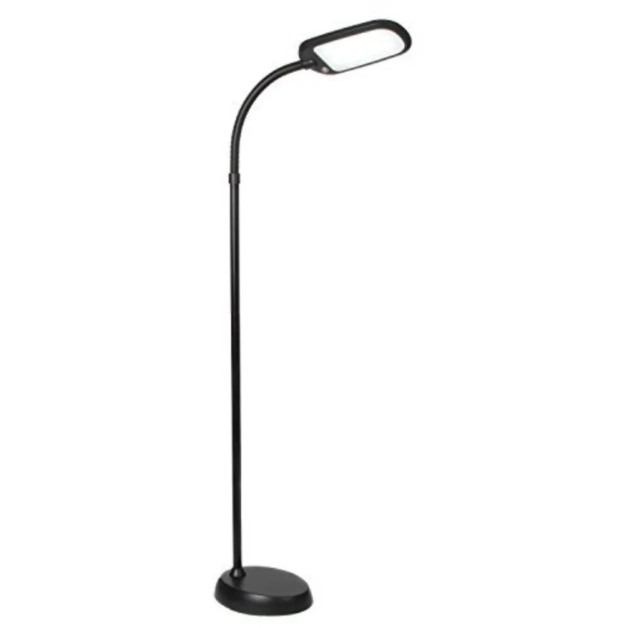Litespan Slim LED Floor Reading Lamp - Tall with Adjustable Gooseneck Dimmable for Living Rooms Offices and Bedrooms - Black
Litespan Slim LED Floor Reading Lamp - Tall with Adjustable Gooseneck Dimmable for Living Rooms Offices and Bedrooms - Black
