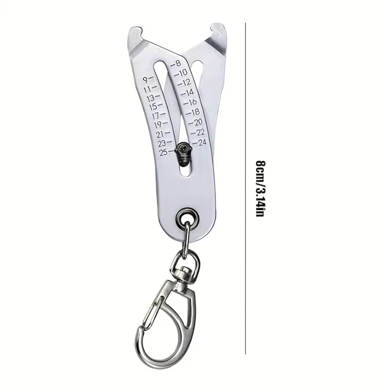 Portable Precision Thread Gauge Keychain, Quick Manual Measuring Tool, Thread Size Verification Tool,Nut and Bolt Thread Checker
Portable Precision Thread Gauge Keychain, Quick Manual Measuring Tool, Thread Size Verification Tool,Nut and Bolt Thread Checker