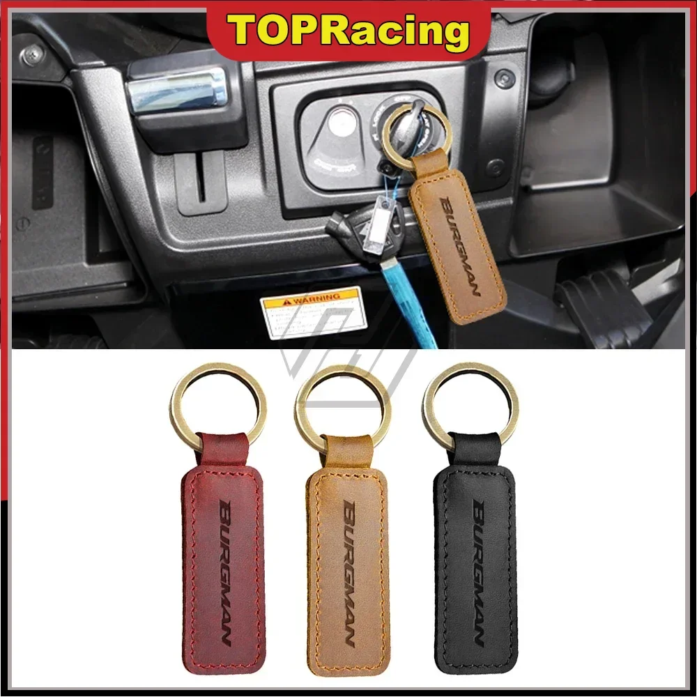 Для Suzuki Burgman 200 400 ABS скутер мотоцикл кожаный брелок из воловьей кожи брелок для ключей
Для Suzuki Burgman 200 400 ABS скутер мотоцикл кожаный брелок из воловьей кожи брелок для ключей