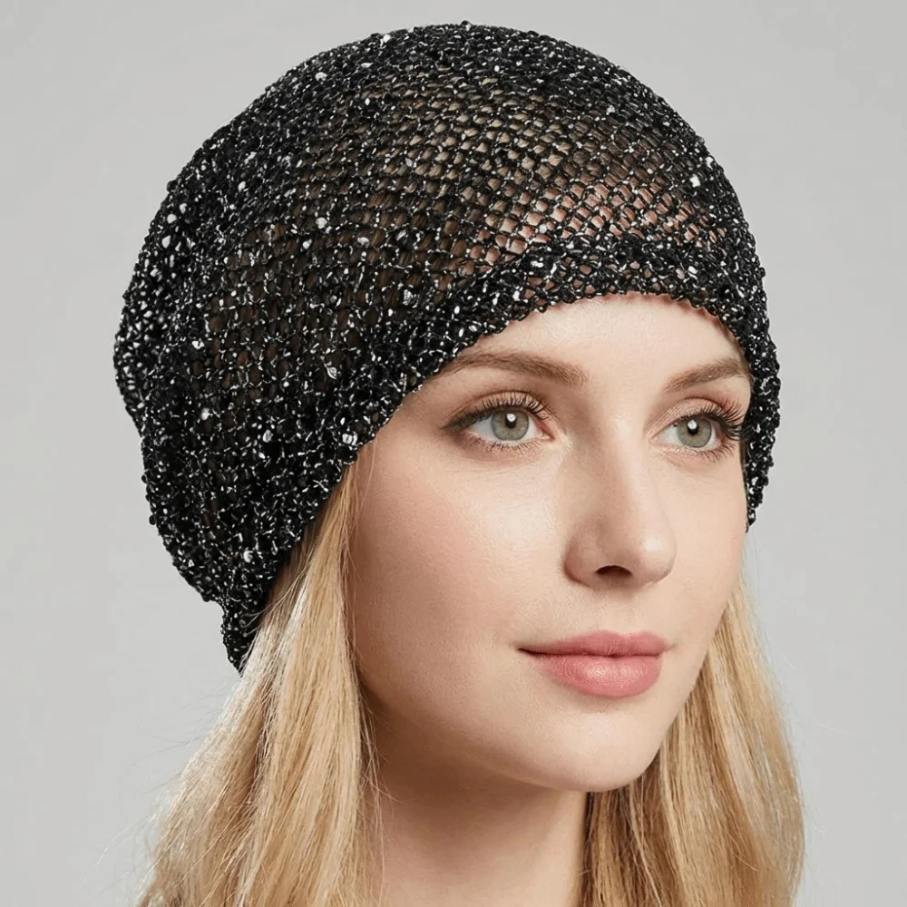 Fashion Bohemian Style Mesh Beanies Hat Handmade Thin Knitted Hat Ethnic Style Apparel Accessories Woven Cap Ladies
Fashion Bohemian Style Mesh Beanies Hat Handmade Thin Knitted Hat Ethnic Style Apparel Accessories Woven Cap Ladies