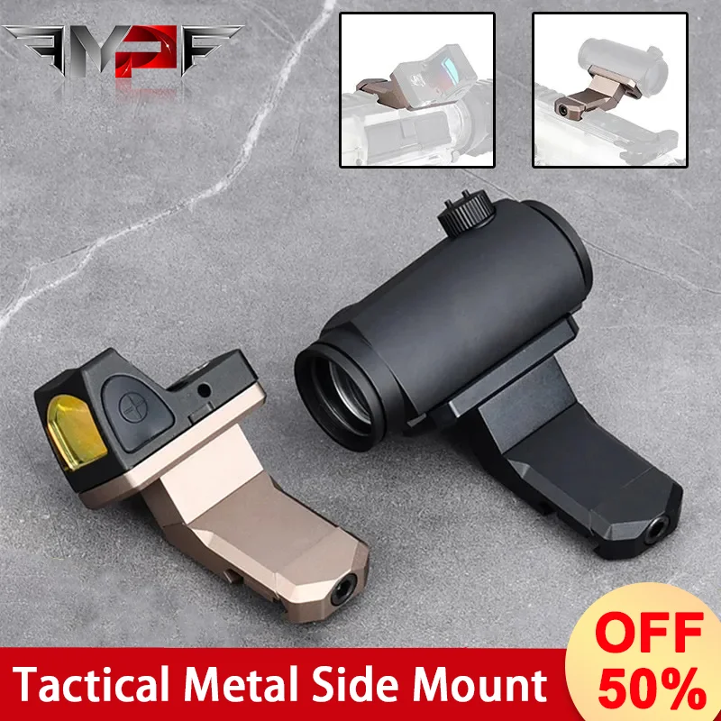 Tactical 45° Metal side sight Optical bias bracket T1 T2 RMR Red dot sight base Air gun outdoors hunting Rifle Scope Accessories
Tactical 45° Metal side sight Optical bias bracket T1 T2 RMR Red dot sight base Air gun outdoors hunting Rifle Scope Accessories