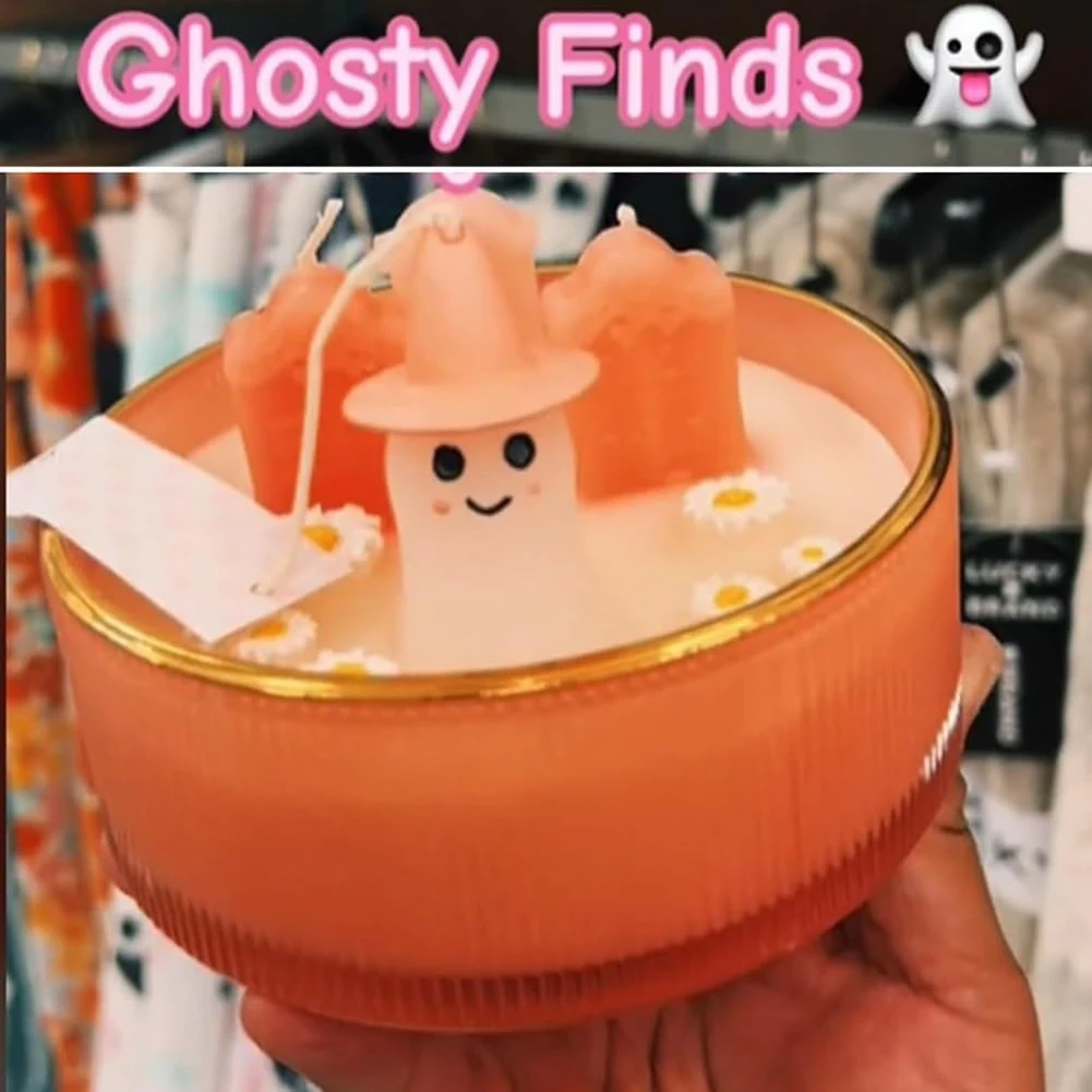 Halloween Pink Ghost Candle Halloween Spooky Cemetery Candle Aromatherapy Spooky Ghost Graveyard Candles for Family Friends Kids
Halloween Pink Ghost Candle Halloween Spooky Cemetery Candle Aromatherapy Spooky Ghost Graveyard Candles for Family Friends Kids