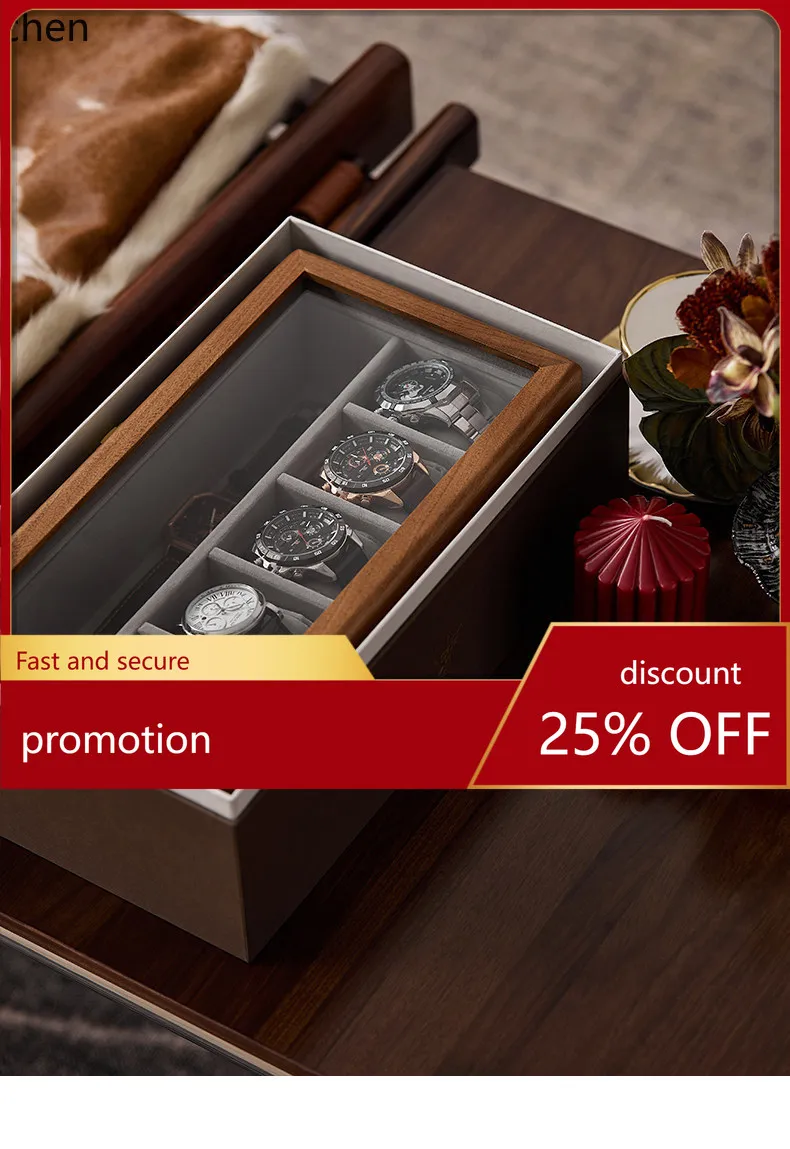 Zml solid wood watch box - creative gift for birthdays
Zml solid wood watch box - creative gift for birthdays