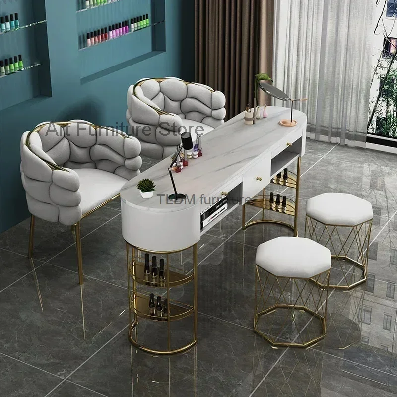 Nordic Marble Nail Table Salon Furniture Creative Manicure Table Light Luxury Single Or Double Professional Manicure Table Set U
Nordic Marble Nail Table Salon Furniture Creative Manicure Table Light Luxury Single Or Double Professional Manicure Table Set U