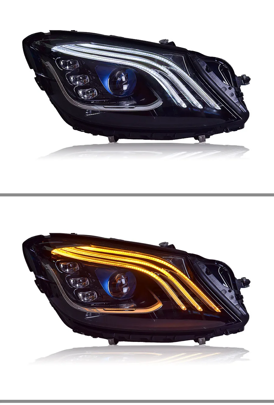 Car Styg Head Lamp for Benz W222 S320 S400 S350 2014-2018 LED Headlight Projector Lens DRL Animation Automotive Accessories
Car Styg Head Lamp for Benz W222 S320 S400 S350 2014-2018 LED Headlight Projector Lens DRL Animation Automotive Accessories