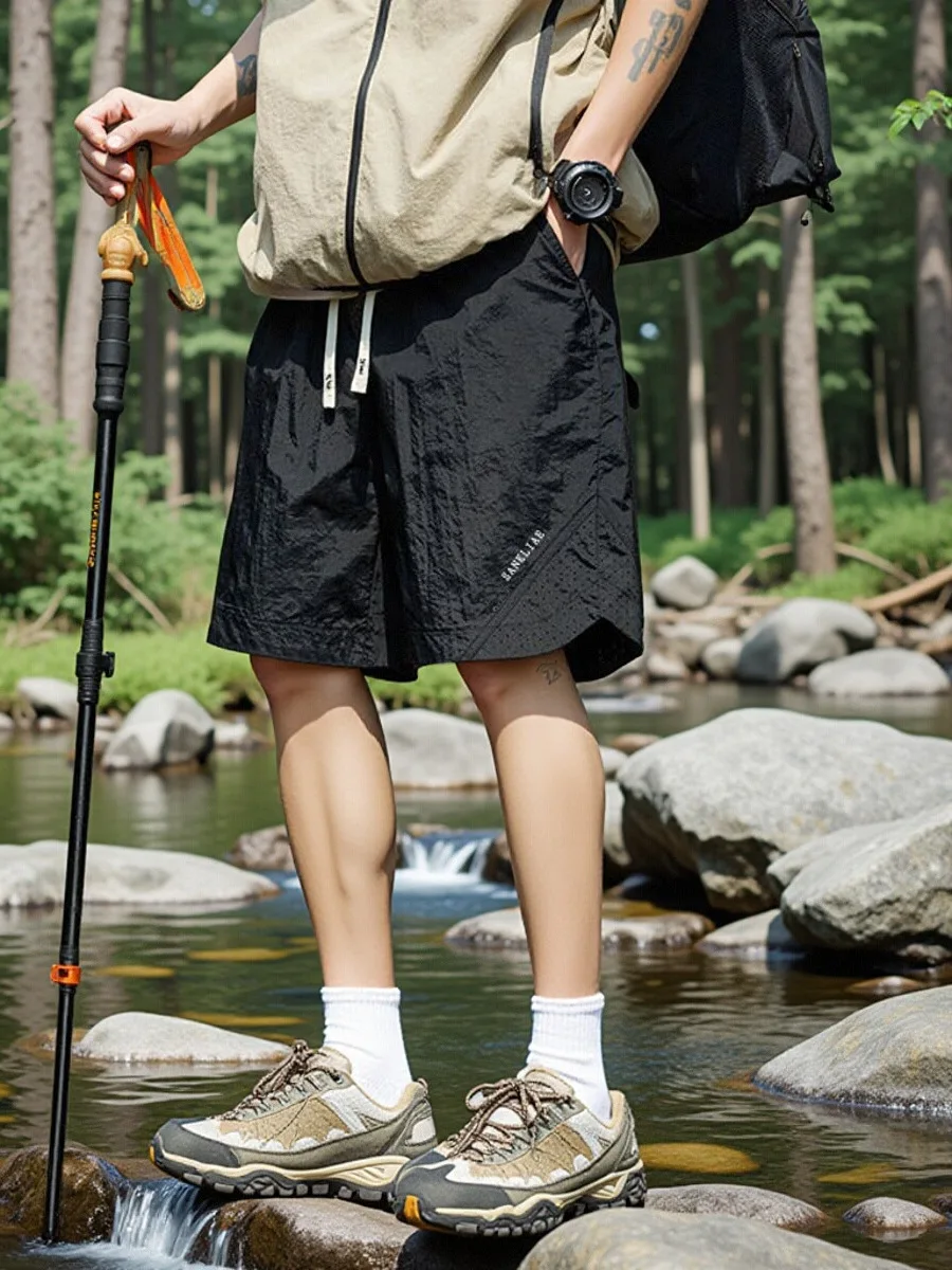 Ice Silk Men's orts Summer Thin Qui Dry Loose Beach Casual Five-Quarter Mid-Pants Polyester Fiber Low Waist Straight Tube
Ice Silk Men's orts Summer Thin Qui Dry Loose Beach Casual Five-Quarter Mid-Pants Polyester Fiber Low Waist Straight Tube