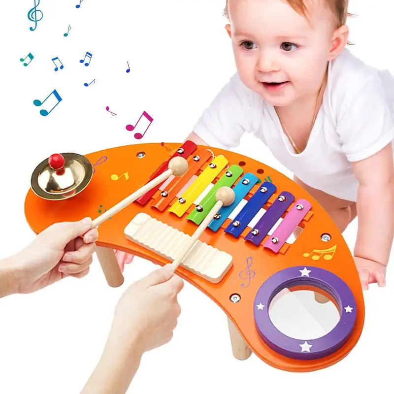 Kids Xylophone Instrument Children Wooden Musical Toys Educational Sensory Toy For Home Musical Instrument Toys For Kindergarten 
Kids Xylophone Instrument Children Wooden Musical Toys Educational Sensory Toy For Home Musical Instrument Toys For Kindergarten