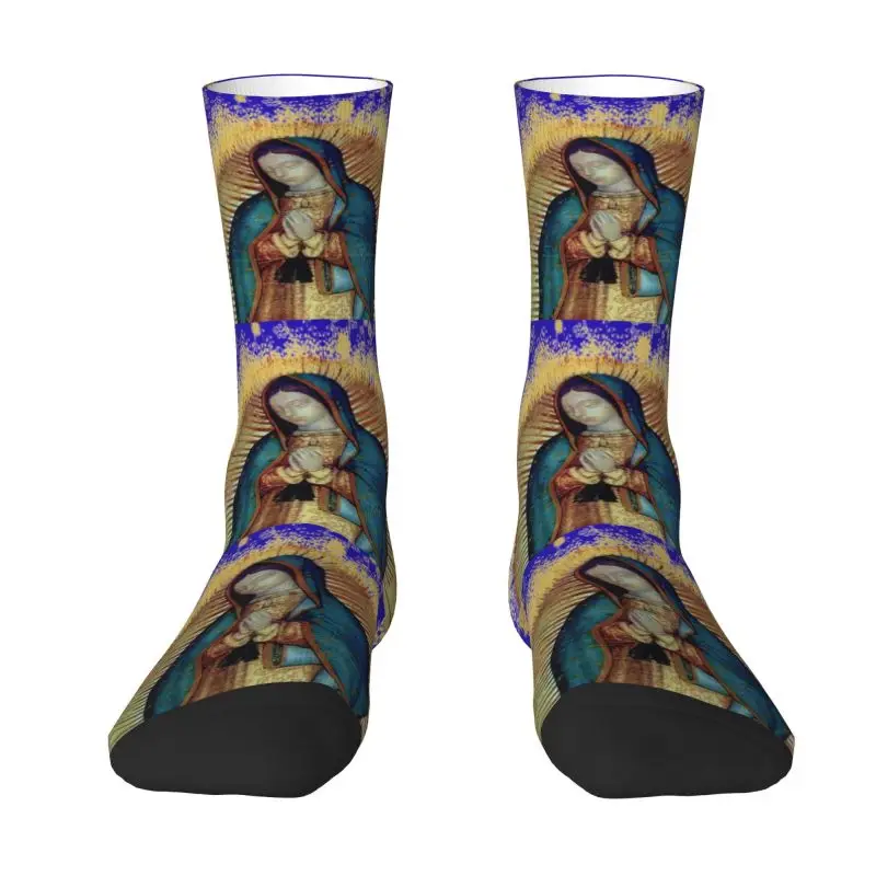 Cool Our Lady Of Guadalupe Mexican Virgin Mary Mexico Tilma Socks Men Women Warm 3D Print Sports Basketball Crew Socks
Cool Our Lady Of Guadalupe Mexican Virgin Mary Mexico Tilma Socks Men Women Warm 3D Print Sports Basketball Crew Socks