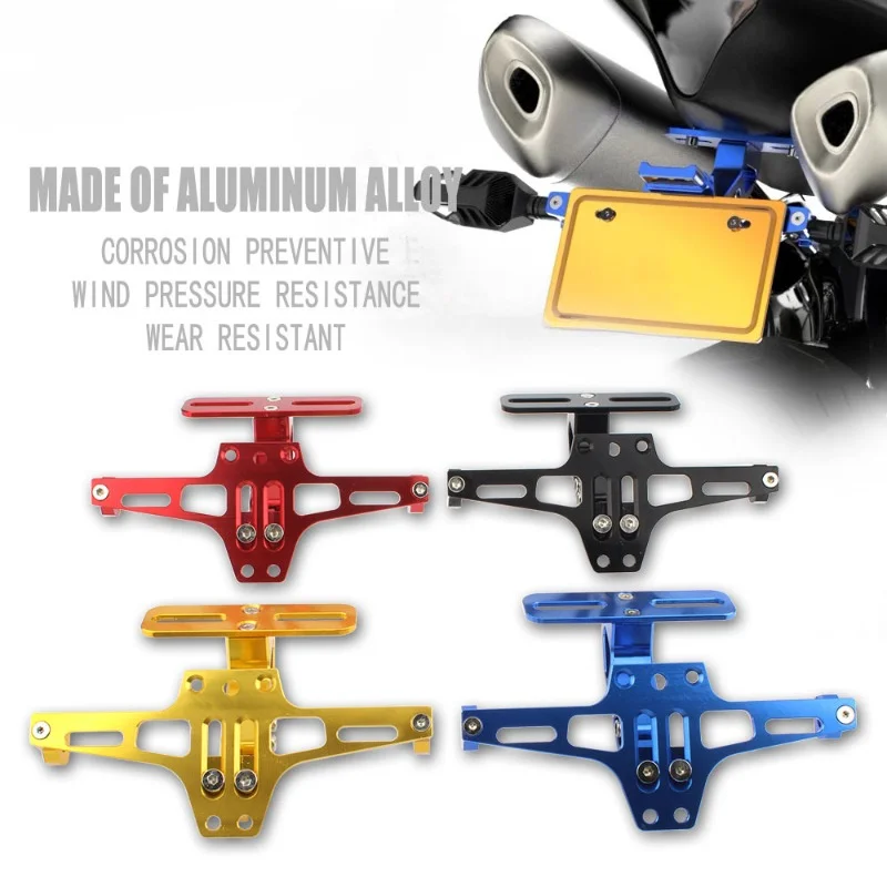 1PCS Universal Adjustable Motorcycle License Number Plate Bracket Rear Turn Signal Lamp Holder CNC Aluminum Fender Eliminator
1PCS Universal Adjustable Motorcycle License Number Plate Bracket Rear Turn Signal Lamp Holder CNC Aluminum Fender Eliminator