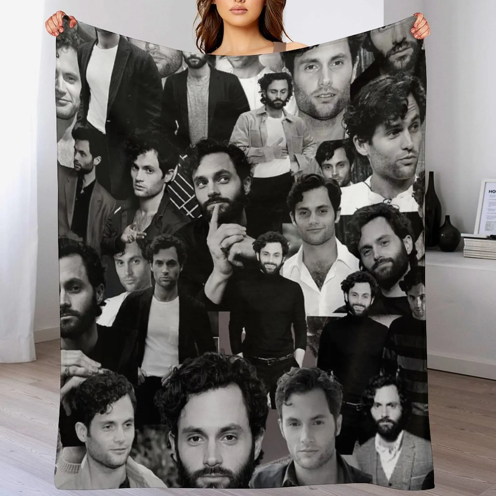 Penn Badgley American actor Black and White Aesthetic Collage - 2 Throw Blanket Ultra Plush Cozy Blanket for Napping Sleeping
Penn Badgley American actor Black and White Aesthetic Collage - 2 Throw Blanket Ultra Plush Cozy Blanket for Napping Sleeping