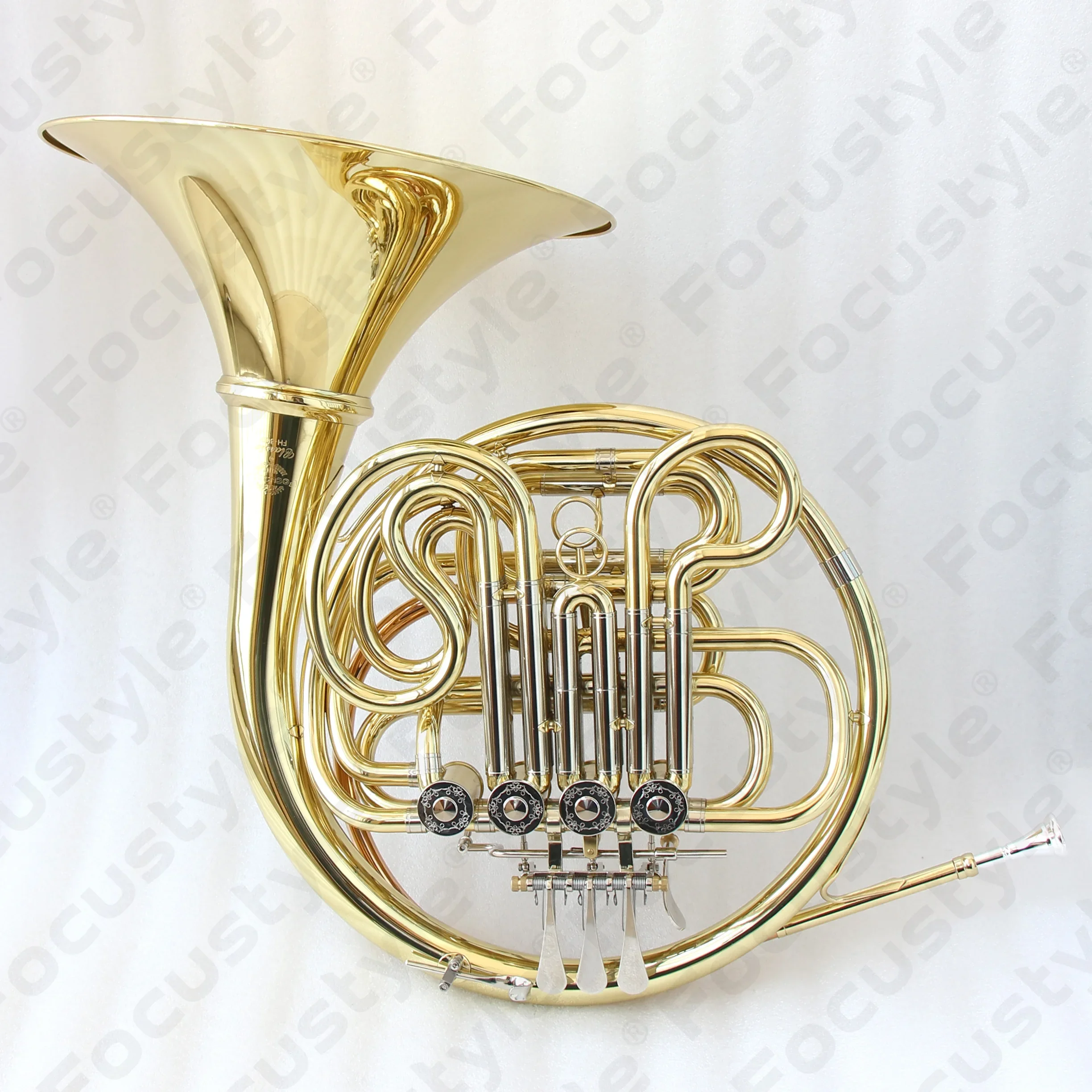 Wholesale Separated Bell 4-Key Double French Horn FFH-300 Bb/F Tone French Horn WIth High Quality accessories
Wholesale Separated Bell 4-Key Double French Horn FFH-300 Bb/F Tone French Horn WIth High Quality accessories