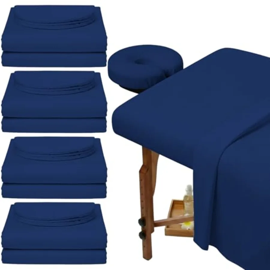 4 Sets 3 Pcs Soft Microfiber Massage Table Sheets Set Bulk Includes Massage Flat Sheet and Fitted Sheet and Face Rest Cover
4 Sets 3 Pcs Soft Microfiber Massage Table Sheets Set Bulk Includes Massage Flat Sheet and Fitted Sheet and Face Rest Cover
