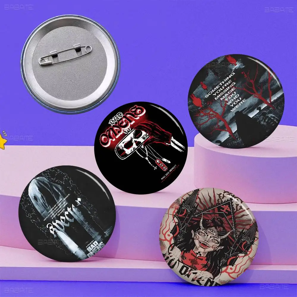 1pc vintage B-Bad Rock Band O-Omens 58mm Cute Anime Figure Icon Badge Tinplate Brooch for Backpack Clothes Chest Ornament Gifts
1pc vintage B-Bad Rock Band O-Omens 58mm Cute Anime Figure Icon Badge Tinplate Brooch for Backpack Clothes Chest Ornament Gifts
