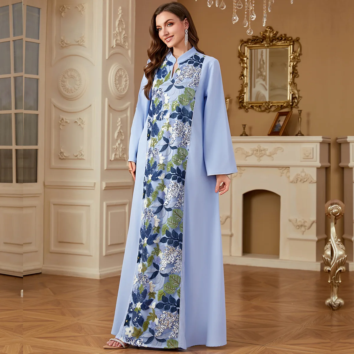 Eid Abaya Muslim Woman Evening Party Dress Ramadan Embroidery Sequin Kaftan Turkey Kebaya Caftan Marocain Femme Robe Jalabiya
Eid Abaya Muslim Woman Evening Party Dress Ramadan Embroidery Sequin Kaftan Turkey Kebaya Caftan Marocain Femme Robe Jalabiya