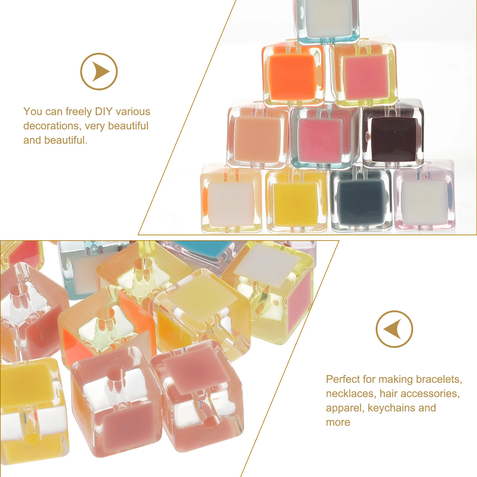 20pcs Acrylic Cube Loose Jewelry Making For Bracelet Necklace Earrings Spacer Craft Diy Accessories Halloween Christmas Party
20pcs Acrylic Cube Loose Jewelry Making For Bracelet Necklace Earrings Spacer Craft Diy Accessories Halloween Christmas Party