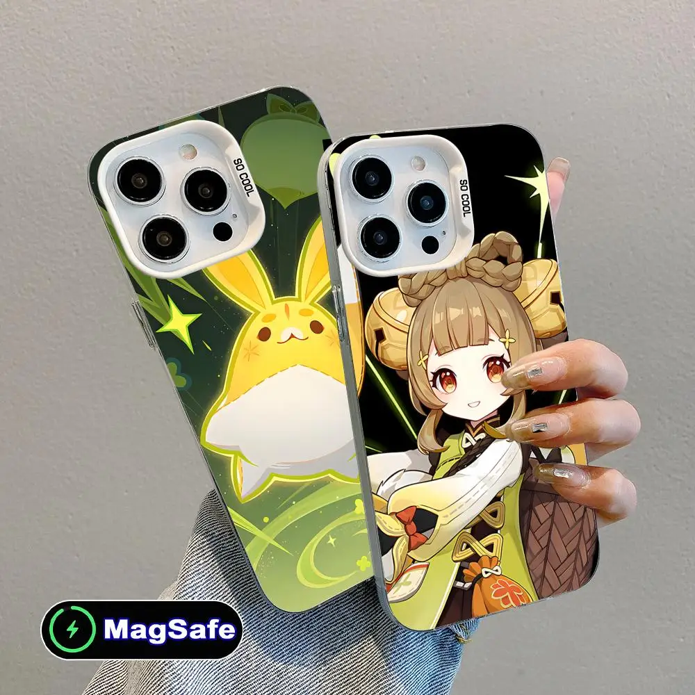Game GI Yaoyao White Translucent MagSafe Mobile Phone Case for iPhone 17 16 15 14 13 12 11 X XR XS Air Pro Max Plus Cover
Game GI Yaoyao White Translucent MagSafe Mobile Phone Case for iPhone 17 16 15 14 13 12 11 X XR XS Air Pro Max Plus Cover