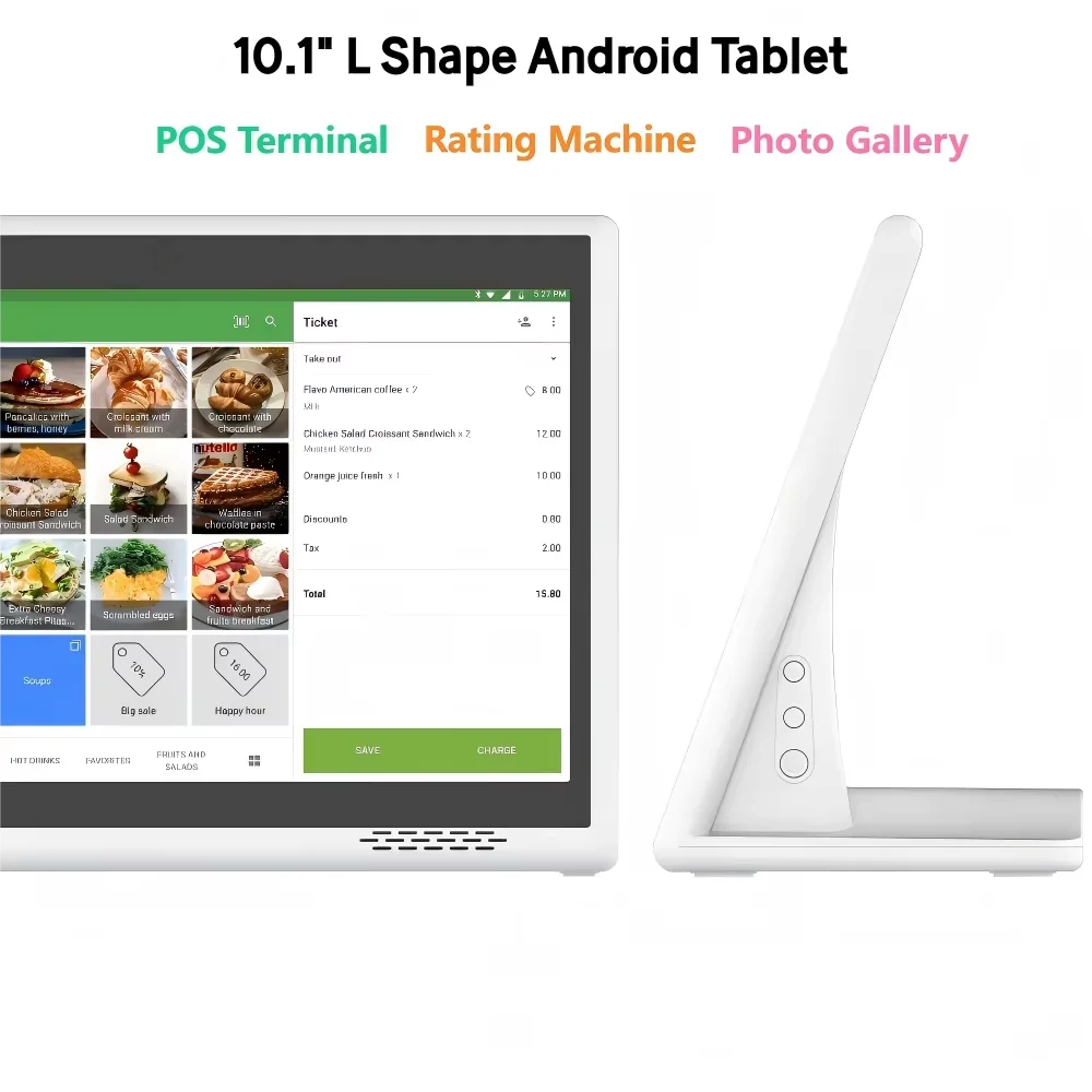 RK3576S 8-ядерный планшет Android 14, 10,1-дюймовый сенсорный экран, киоск для заказа постоянного тока, Loyverse POS
RK3576S 8-ядерный планшет Android 14, 10,1-дюймовый сенсорный экран, киоск для заказа постоянного тока, Loyverse POS