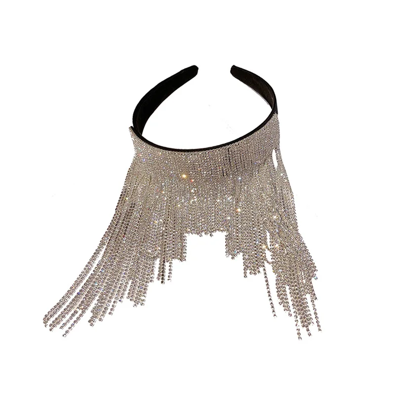 Bling Rhinestone Tassel Hairbands for Women Luxury Wide Hair Jewelry Elegant Ladies Wedding Party Hair Pieces Accessories 2025
Bling Rhinestone Tassel Hairbands for Women Luxury Wide Hair Jewelry Elegant Ladies Wedding Party Hair Pieces Accessories 2025