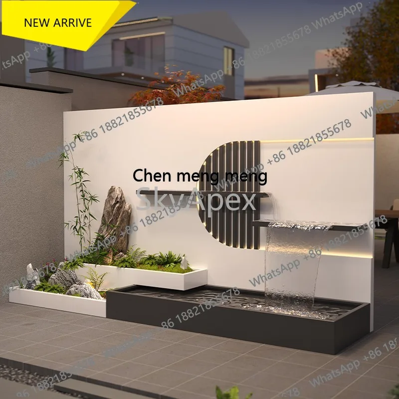 Stainless Steel Courtyard Water Curtain Screen - Rustproof Durable Modern Combined Metal Fish Pond for Garden Landscape Design
Stainless Steel Courtyard Water Curtain Screen - Rustproof Durable Modern Combined Metal Fish Pond for Garden Landscape Design