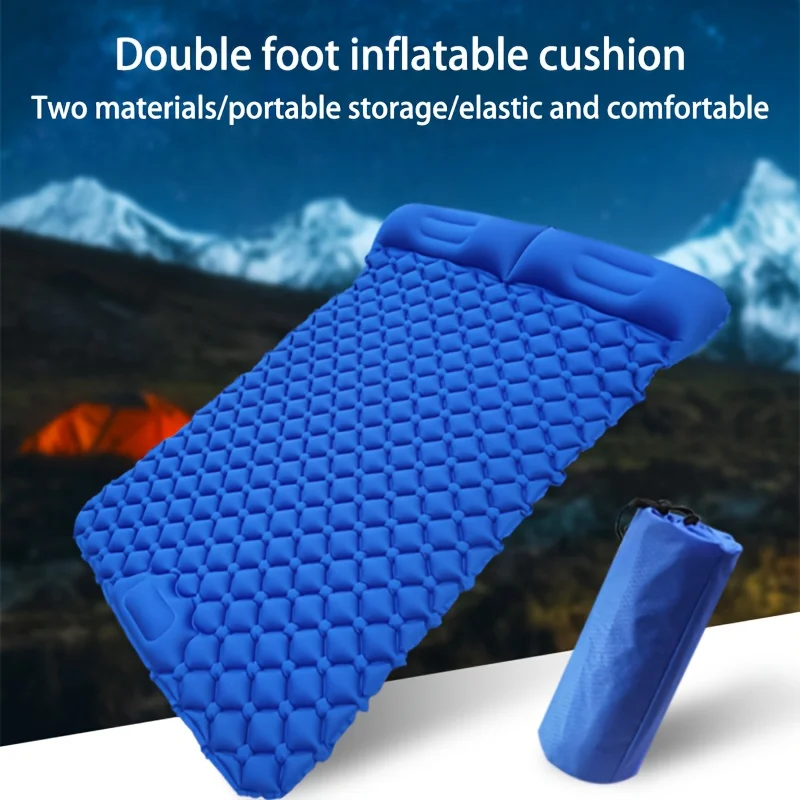 Double Air Mattress - Ultra Lightweight & Thick Self-Inflating Sleeping Pad with Hexagonal Design, Portable with Carry Bag for Camping, Hiking, Picnics & Outdoor Activities, Foldable Mattress, Hiking Gear, Picnic Essentials, Compact Design,
Double Air Mattress - Ultra Lightweight & Thick Self-Inflating Sleeping Pad with Hexagonal Design, Portable with Carry Bag for Camping, Hiking, Picnics & Outdoor Activities, Foldable Mattress, Hiking Gear, Picnic Essentials, Compact Design,