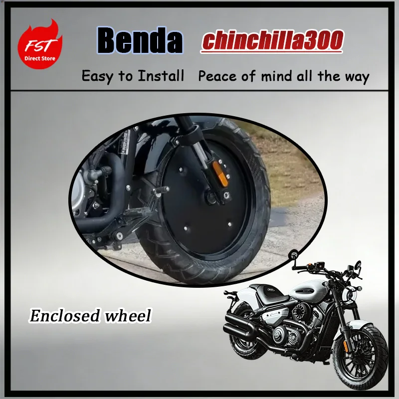 For Matte Black Full Coverage Wheel Rim Cover for Benda chinchilla 300 BD300 Black Warrior Lightweight CNC Machined
For Matte Black Full Coverage Wheel Rim Cover for Benda chinchilla 300 BD300 Black Warrior Lightweight CNC Machined