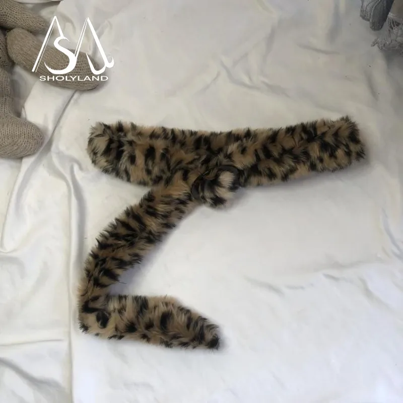 Design Practical Leopard Print Imitation Fur Belt Female Autumn-winter New Plush Spice Girl Accessories Waste Soil Wind Belt
Design Practical Leopard Print Imitation Fur Belt Female Autumn-winter New Plush Spice Girl Accessories Waste Soil Wind Belt
