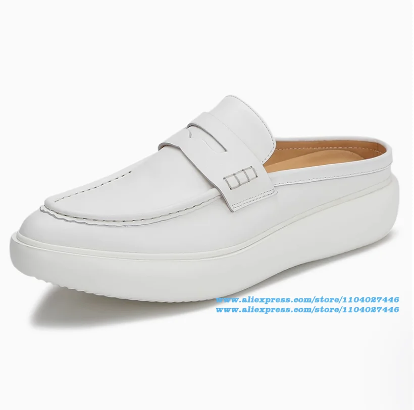 Rivets Decoration Slip On Mules Round Toe Casual Slippers Men's Shoes Wear-Resistant Trendy Luxury Handmade Shoe Men's Shoes
Rivets Decoration Slip On Mules Round Toe Casual Slippers Men's Shoes Wear-Resistant Trendy Luxury Handmade Shoe Men's Shoes