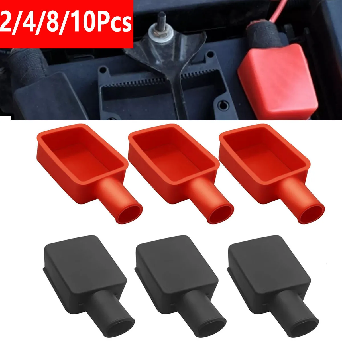 2/4/8/10Pc Car Battery Pole Positive Negative Protection Cover Soft Plastic Flexible Battery Terminal Insulator Protective Parts
2/4/8/10Pc Car Battery Pole Positive Negative Protection Cover Soft Plastic Flexible Battery Terminal Insulator Protective Parts