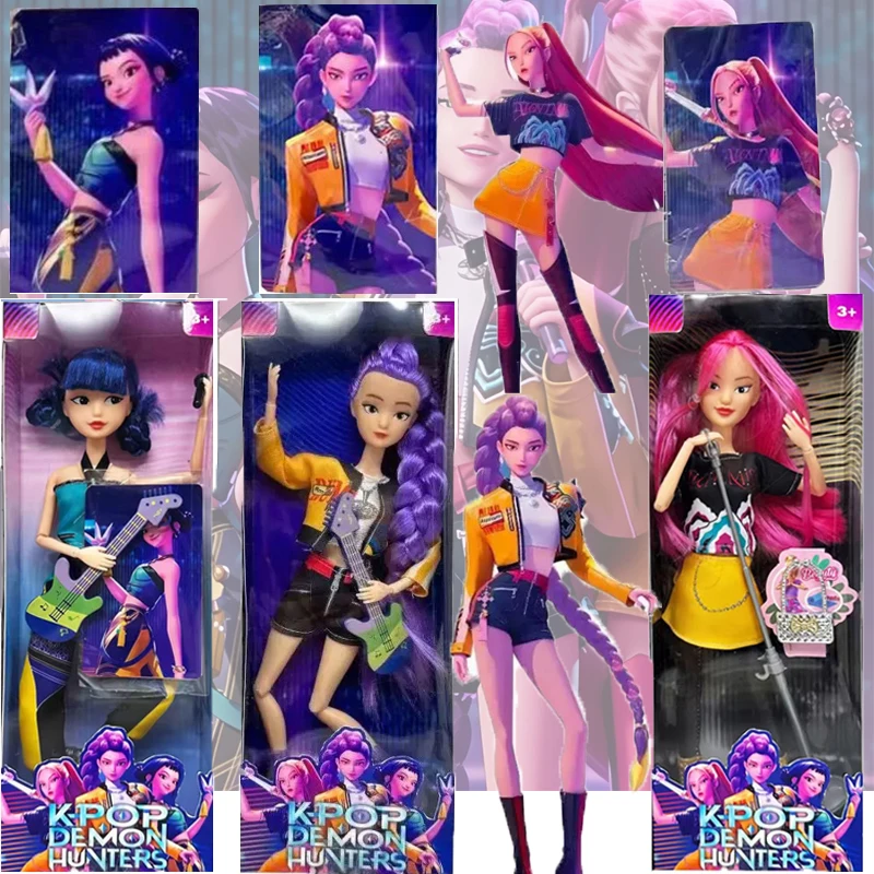 Hot Sale Kpop Demon Hunters Doll Toys Rumi Mira Zoey Action Figure Toy Plastic DIY Toy for Girls Christmas Gift New Year Gift
Hot Sale Kpop Demon Hunters Doll Toys Rumi Mira Zoey Action Figure Toy Plastic DIY Toy for Girls Christmas Gift New Year Gift