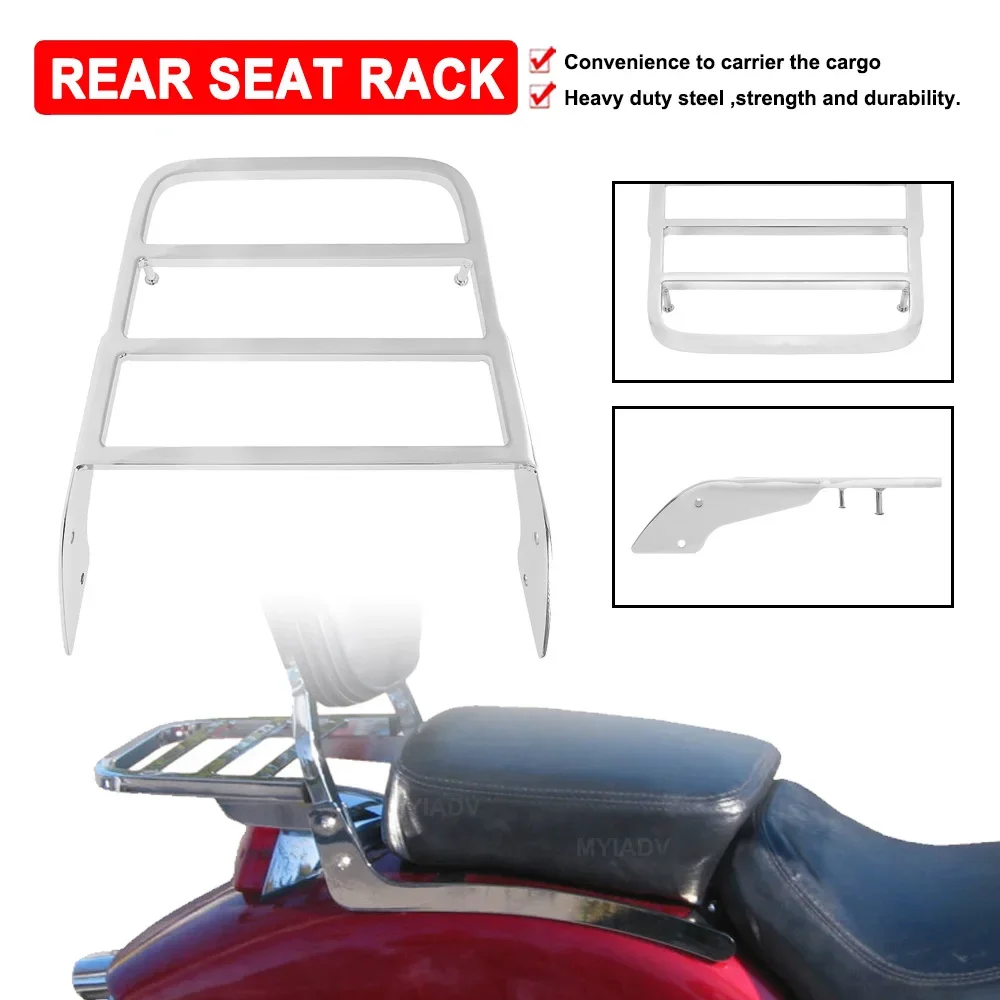 Motorcycle Luggage Rack Rear Backrest Sissy Bar Cargo Carrier For Honda Shadow Spirit VT400 VT600 VT1100 VT750DC VF250 VF750
Motorcycle Luggage Rack Rear Backrest Sissy Bar Cargo Carrier For Honda Shadow Spirit VT400 VT600 VT1100 VT750DC VF250 VF750