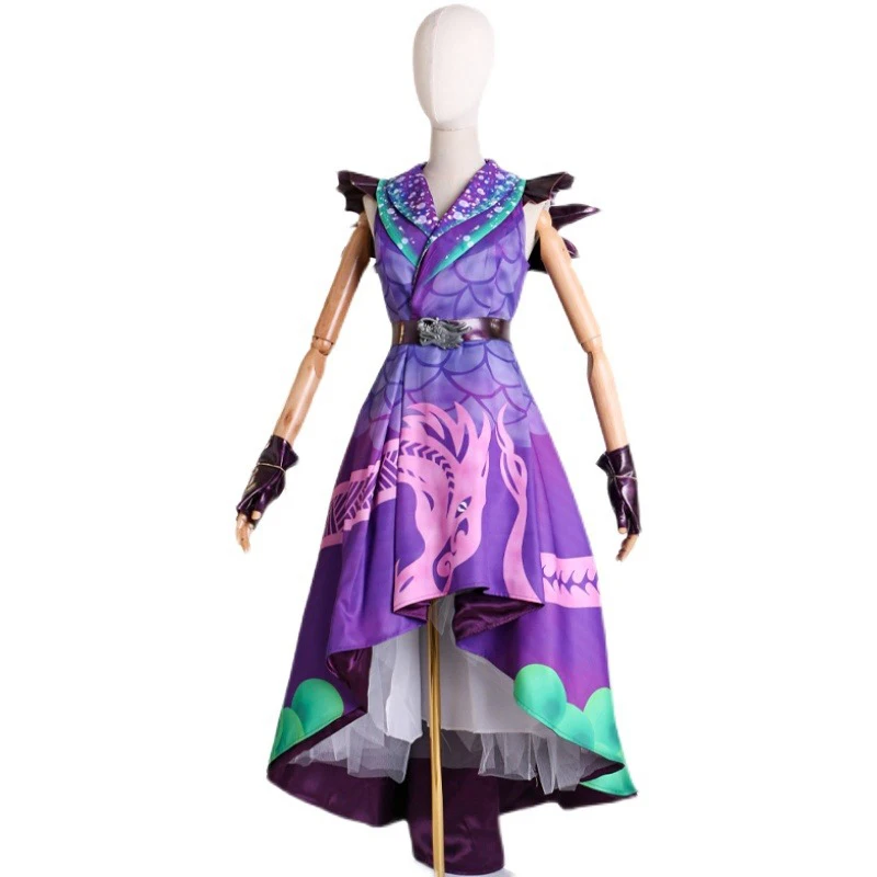 Mal Cosplay Costumes Women Fancy Party Dress Suit Anime Clothing Halloween Carnival Uniforms Custom Made
Mal Cosplay Costumes Women Fancy Party Dress Suit Anime Clothing Halloween Carnival Uniforms Custom Made