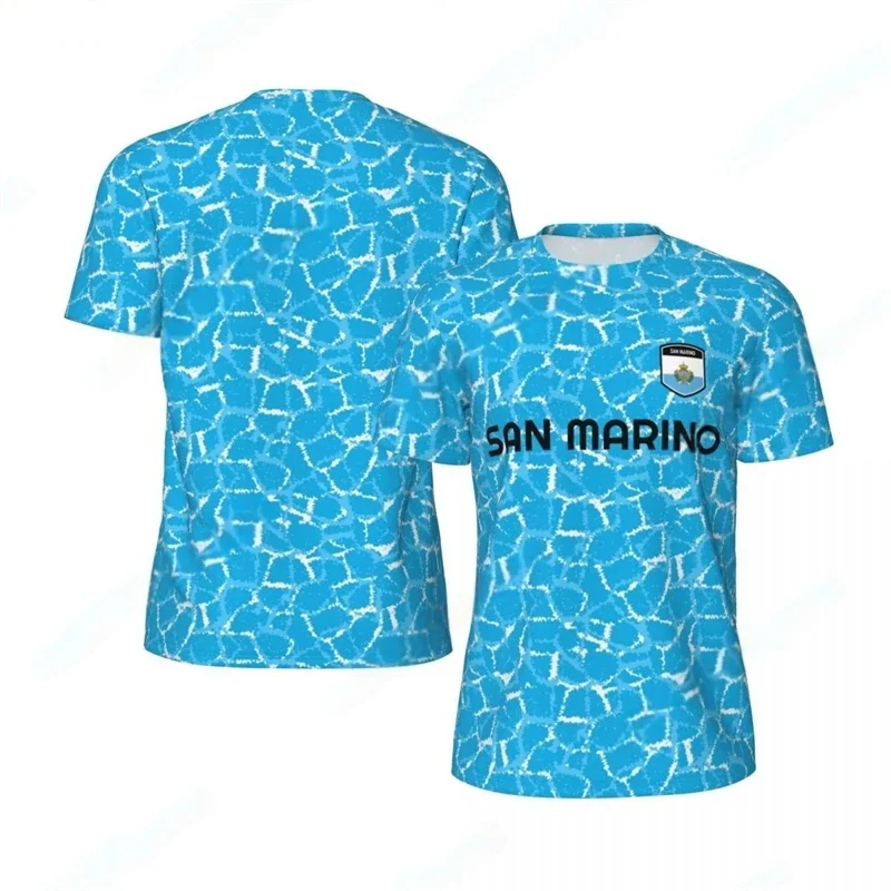San Marino Flag Graphic Football T Shirts for Men Fashion National Emblem 3D Printed Sports T-shirts Casual Oversized Kids Tees
San Marino Flag Graphic Football T Shirts for Men Fashion National Emblem 3D Printed Sports T-shirts Casual Oversized Kids Tees