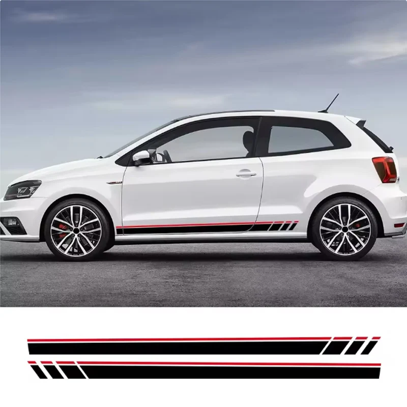 2PCS Car Side Stickers For VW Volkswagen Polo 6R 6C 9N2 9J GTI Auto Modification PVC Racing Style Decals Car Tuning Accessories
2PCS Car Side Stickers For VW Volkswagen Polo 6R 6C 9N2 9J GTI Auto Modification PVC Racing Style Decals Car Tuning Accessories