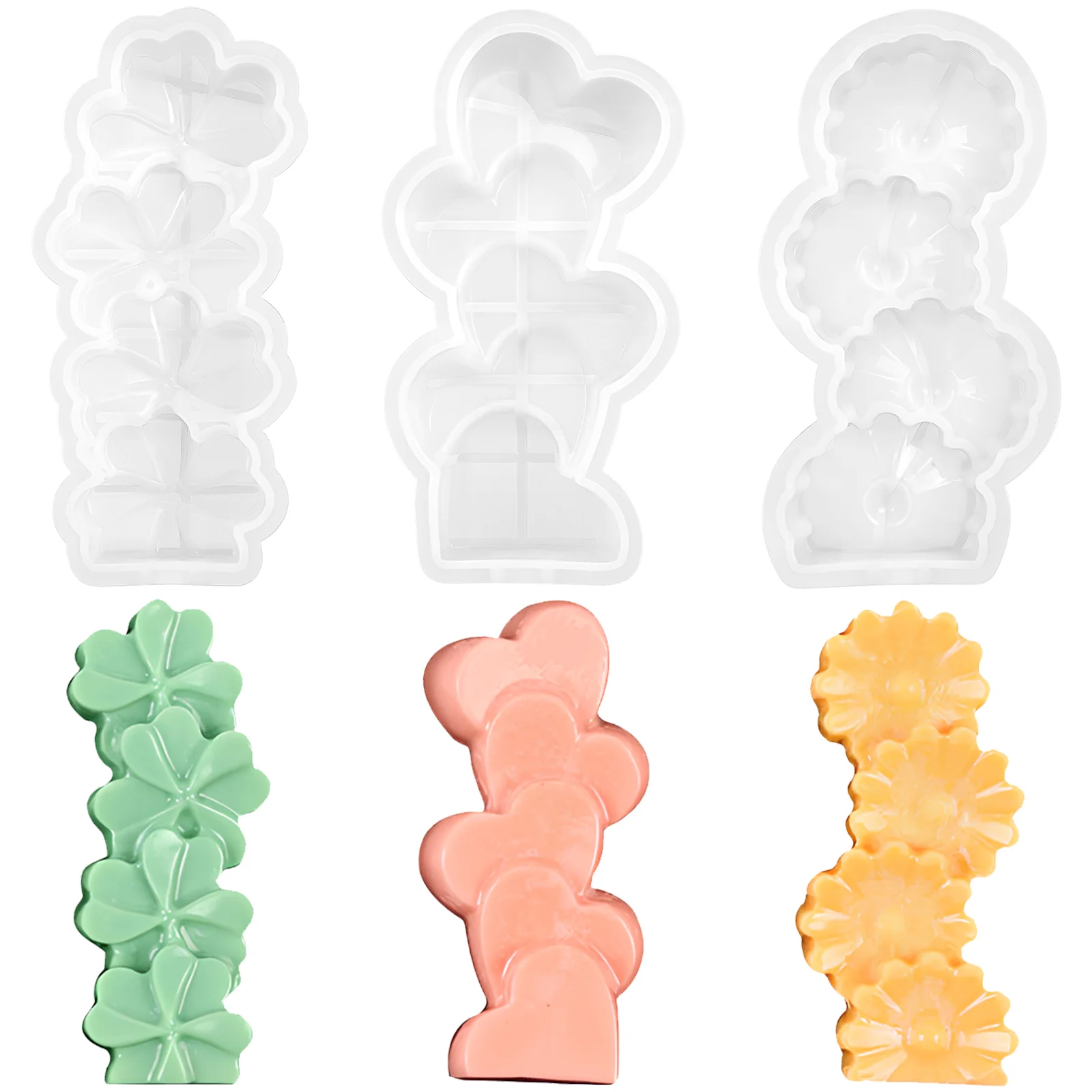 3 Pcs 3d Mold DIY Scented Making Tools Baking Mold/cake Silicone Soap Silica Gel Molds
3 Pcs 3d Mold DIY Scented Making Tools Baking Mold/cake Silicone Soap Silica Gel Molds