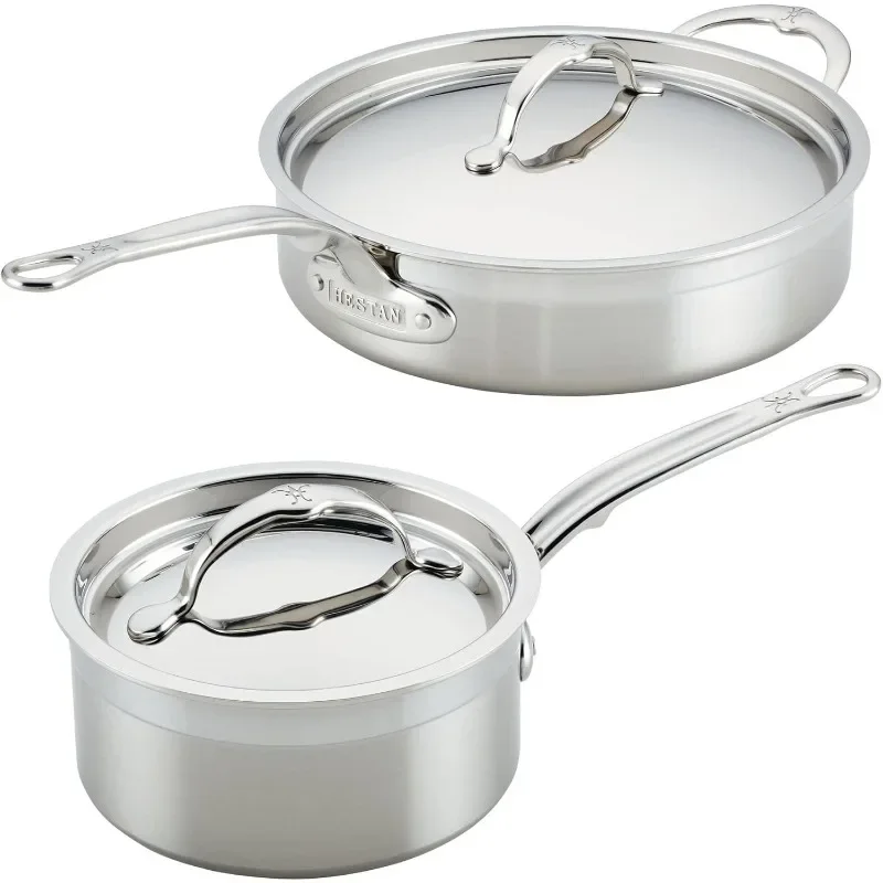 Professional Clad Stainless Steel 4-Piece Starter Cookware Set T Cooking Pots Set
Professional Clad Stainless Steel 4-Piece Starter Cookware Set T Cooking Pots Set