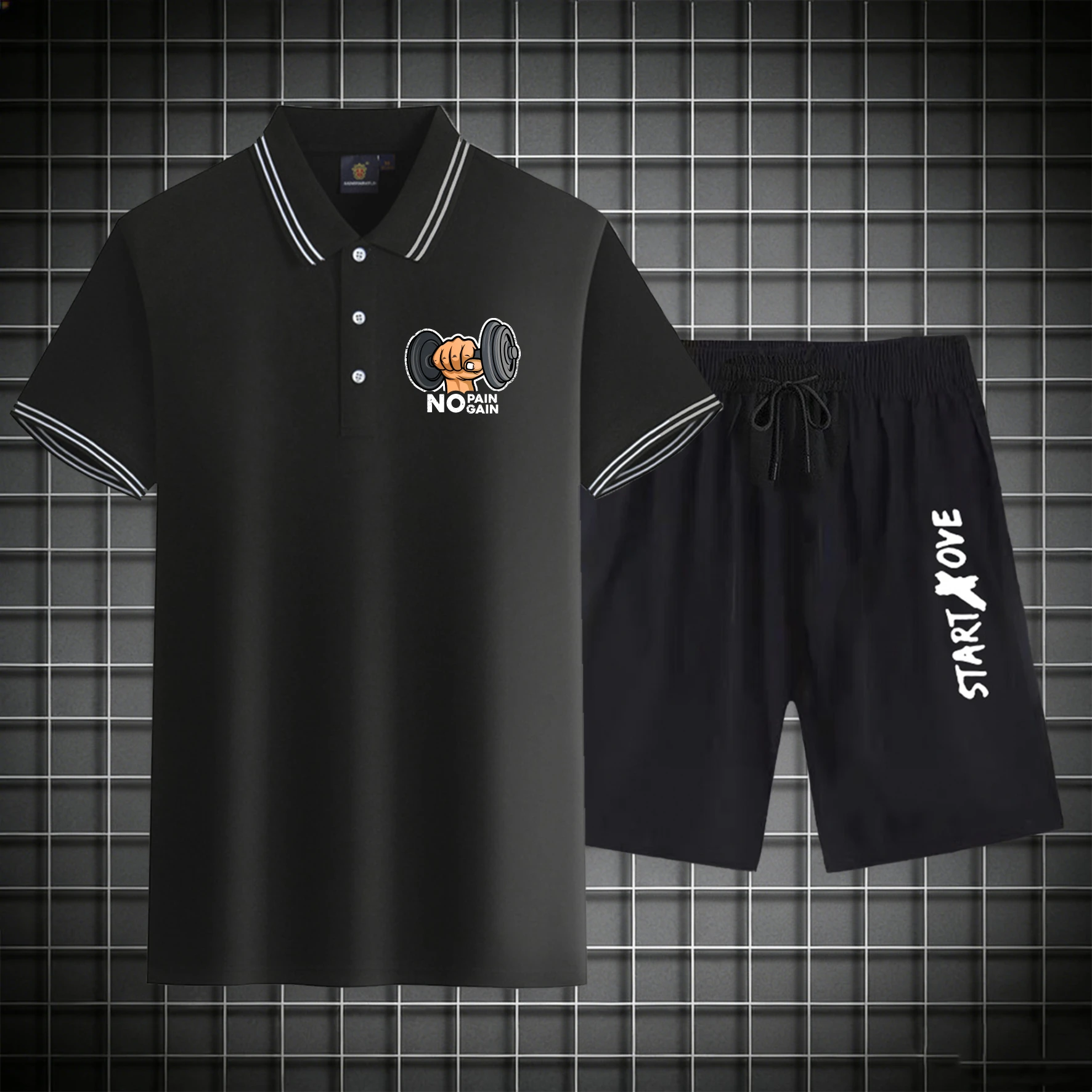 men's Polos sets 2026 Summer Polyester men's suits clothing set men's Tracksuit set sweat suit Short sleeve Graphic Printed
men's Polos sets 2026 Summer Polyester men's suits clothing set men's Tracksuit set sweat suit Short sleeve Graphic Printed